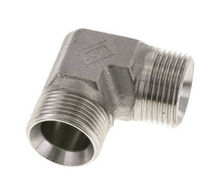 Raccord coudé 90deg G1'' Acier inoxydable haute pression Cône 60° 225bar (3161.25psi) Hydraulique
