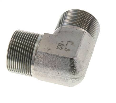 Raccord coudé 90deg G1 1/2'' Acier Haute Pression Cône 60° 190bar (2669.5psi) Hydraulique
