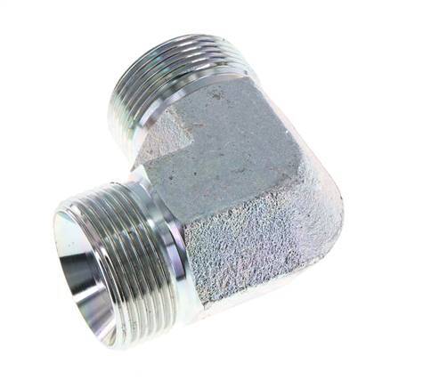 Raccord coudé 90deg G1 1/4'' Acier Haute Pression Cône 60° 190bar (2669.5psi) Hydraulique