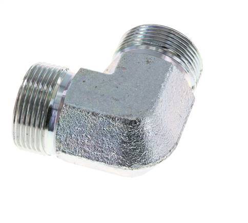 Raccord coudé 90deg G1 1/4'' Acier Haute Pression Cône 60° 190bar (2669.5psi) Hydraulique