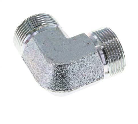 Raccord coudé 90deg G1 1/4'' Acier Haute Pression Cône 60° 190bar (2669.5psi) Hydraulique