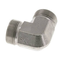 Raccord coudé 90deg G1 1/4'' Acier inoxydable haute pression Cône 60° 190bar (2669.5psi) Hydraulique
