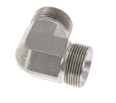 Raccord coudé 90deg G1 1/4'' Acier inoxydable haute pression Cône 60° 190bar (2669.5psi) Hydraulique
