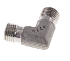 Raccord coudé 90deg G1/4'' Acier inoxydable haute pression Cône 60° 350bar (4917.5psi) Hydraulique