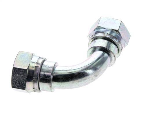 Raccord coudé 90deg G3/4'' Femelle Haute Pression Acier 60° Cône 175bar (2458.75psi) Hydraulique