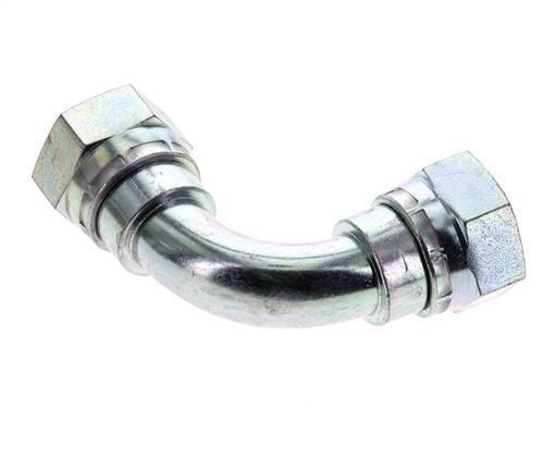 90deg Angled Fitting G3/4'' Female High Pressure Steel 60° Cone 175bar (2458.75psi) Hydraulic