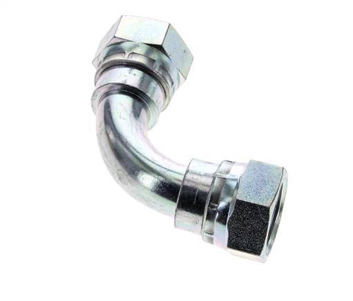 Raccord coudé 90deg G3/4'' Femelle Haute Pression Acier 60° Cône 175bar (2458.75psi) Hydraulique