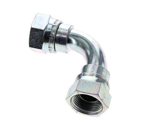 Raccord coudé 90deg G3/4'' Femelle Haute Pression Acier 60° Cône 175bar (2458.75psi) Hydraulique