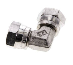 90deg Angled Fitting G3/8'' Female High Pressure Stainless Steel 60° Cone 425bar (5971.25psi) Hydraulic