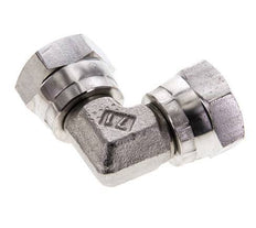 Raccord coudé 90deg G3/8'' femelle Acier inoxydable haute pression Cône 60° 425bar (5971.25psi) Hydraulique