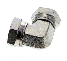 Raccord coudé 90deg G1 1/4'' Femelle Haute Pression Acier 60° Cône 150bar (2107.5psi) Hydraulique