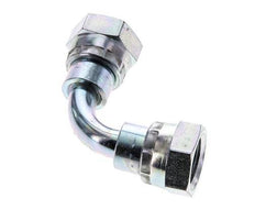 Raccord coudé 90deg G3/8'' Femelle Acier Haute Pression Cône 60° 425bar (5971.25psi) Hydraulique