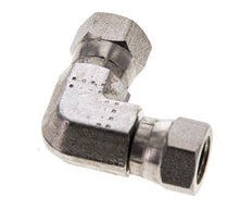 Raccord coudé 90deg G1/8'' femelle Acier inoxydable haute pression Cône 60° 575bar (8078.75psi) Hydraulique