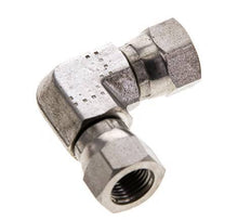 Raccord coudé 90deg G1/8'' femelle Acier inoxydable haute pression Cône 60° 575bar (8078.75psi) Hydraulique