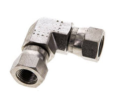 Raccord coudé 90deg G1/8'' femelle Acier inoxydable haute pression Cône 60° 575bar (8078.75psi) Hydraulique