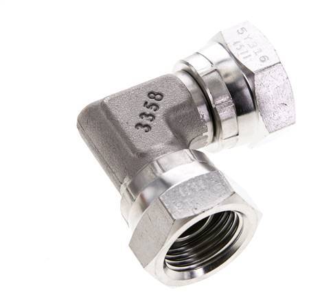 90deg Angled Fitting G1/2'' Female High Pressure Stainless Steel 60° Cone 300bar (4215.0psi) Hydraulic