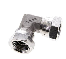 Raccord coudé 90deg G1/2'' Femelle Haute Pression Acier inoxydable Cône 60° 300bar (4215.0psi) Hydraulique