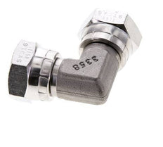 Raccord coudé 90deg G1/2'' Femelle Haute Pression Acier inoxydable Cône 60° 300bar (4215.0psi) Hydraulique