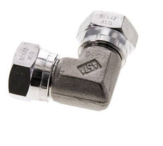 Raccord coudé 90deg G3/4'' femelle Acier inoxydable haute pression Cône 60° 175bar (2458.75psi) Hydraulique