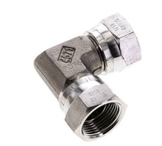 Raccord coudé 90deg G3/4'' femelle Acier inoxydable haute pression Cône 60° 175bar (2458.75psi) Hydraulique