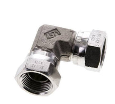 Raccord coudé 90deg G3/4'' femelle Acier inoxydable haute pression Cône 60° 175bar (2458.75psi) Hydraulique