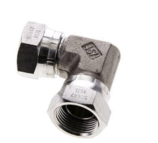 Raccord coudé 90deg G3/4'' femelle Acier inoxydable haute pression Cône 60° 175bar (2458.75psi) Hydraulique