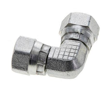Raccord coudé 90deg G1/8'' Femelle Acier Haute Pression Cône 60° 575bar (8078.75psi) Hydraulique
