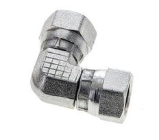 Raccord coudé 90deg G1/8'' Femelle Acier Haute Pression Cône 60° 575bar (8078.75psi) Hydraulique