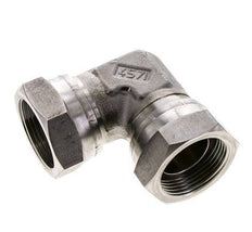 90deg Angled Fitting G1 1/4'' Female High Pressure Stainless Steel 60° Cone 150bar (2107.5psi) Hydraulic