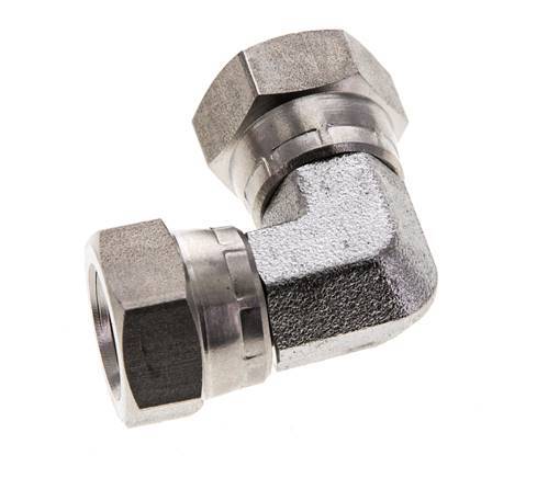 90deg Angled Fitting G1/4'' Female High Pressure Stainless Steel 60° Cone 575bar (8078.75psi) Hydraulic