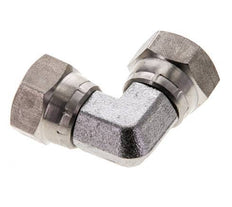 Raccord coudé 90deg G1/4'' femelle Acier inoxydable haute pression Cône 60° 575bar (8078.75psi) Hydraulique
