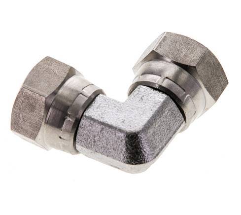 90deg Angled Fitting G1/4'' Female High Pressure Stainless Steel 60° Cone 575bar (8078.75psi) Hydraulic