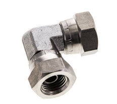 Raccord coudé 90deg G1/4'' femelle Acier inoxydable haute pression Cône 60° 575bar (8078.75psi) Hydraulique
