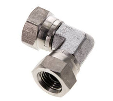 Raccord coudé 90deg G1/4'' femelle Acier inoxydable haute pression Cône 60° 575bar (8078.75psi) Hydraulique