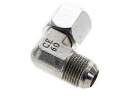 90deg JIC Angled Fitting UNF 7/8''-14 Male x Female Steel 210bar (2950.5psi)
