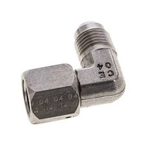 90deg JIC Angled Fitting UNF 9/16''-18 Male x Female Stainless Steel 275bar (3863.75psi)