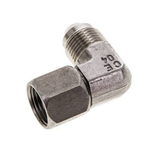 90deg JIC Angled Fitting UNF 3/4''-16 Male x Female Stainless Steel 275bar (3863.75psi)