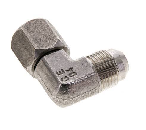90deg JIC Angled Fitting UNF 3/4''-16 Male x Female Stainless Steel 275bar (3863.75psi)