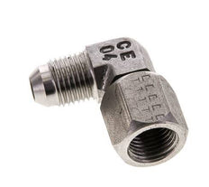 90deg JIC Angled Fitting UNF 1/2''-20 Male x Female Stainless Steel 275bar (3863.75psi)