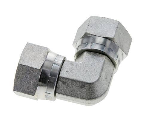 90deg JIC Angled Fitting UN 1-1/16''-12 Steel 210bar (2950.5psi)