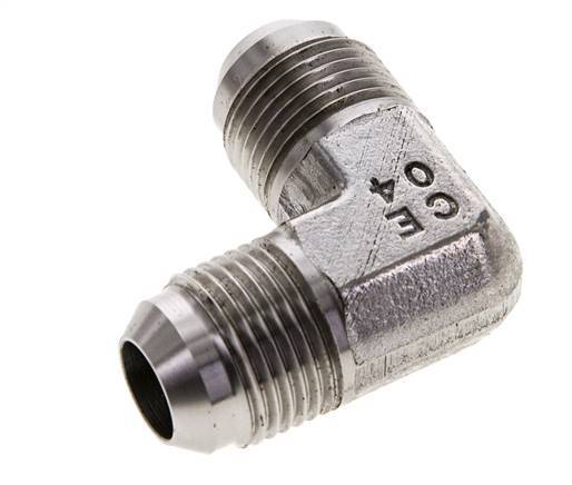 90deg JIC Angled Fitting UNF 7/8''-14 Male Stainless Steel 350bar (4917.5psi)