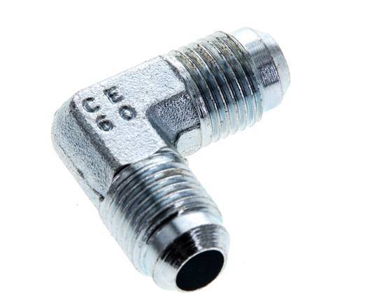 90deg JIC Angled Fitting UNF 9/16''-18 Male Steel 350bar (4917.5psi)