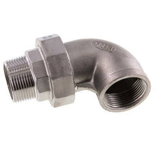 Connecteur coudé 90deg 1 1/4'' Mâle R x Femelle Rp Acier inoxydable Joint conique 16bar (224.8psi)
