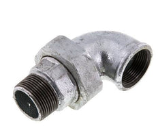 Connecteur coudé 90deg 1 1/4'' Mâle R x Femelle Rp Fonte Joint Conique 25bar (351.25psi)