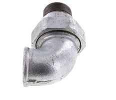 Connecteur coudé 90deg 1 1/4'' Mâle R x Femelle Rp Fonte Joint Conique 25bar (351.25psi)