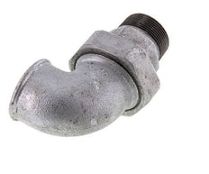 Connecteur coudé 90deg 1 1/2'' Mâle R x Femelle Rp Fonte Joint Conique 25bar (351.25psi)