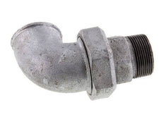 90deg Angled Connector 1 1/2'' Male R x Female Rp Cast Iron Conical Seal 25bar (351.25psi)