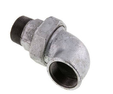 Connecteur coudé 90deg 1 1/2'' Mâle R x Femelle Rp Fonte Joint Conique 25bar (351.25psi)