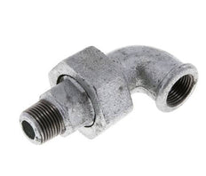 Connecteur coudé 90deg 3/8'' Mâle R x Femelle Rp Fonte Joint Conique 25bar (351.25psi)