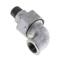Connecteur coudé 90deg 3/8'' Mâle R x Femelle Rp Fonte Joint Conique 25bar (351.25psi)